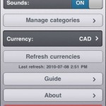 Expenditure app for iphone4