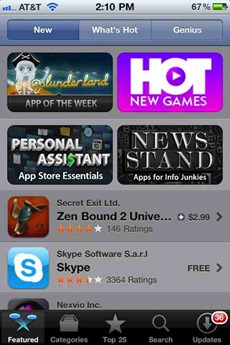 New App Store Sections