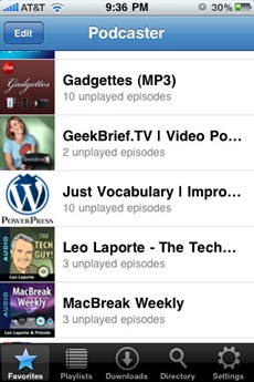 Podcaster app
