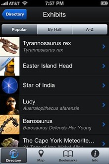 American Museum of Natural History iPhone app