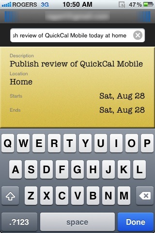 QuickCal Mobile