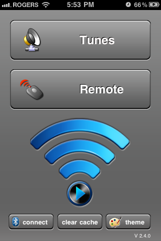 Tunes Remote splash